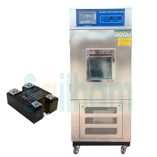 固態(tài)繼電器和恒濕試驗(yàn)箱正面圖